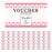 Pre-Printed DIY Scratch-Off Vouchers Couples Date Cards, Valentine's Day Love Coupons-Set of 60-Andaz Press-Polka Dots-