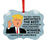President Donald Trump Fancy Frame Christmas Ornament, Funny Metal Holiday Present Ideas Design 1-Set of 1-Andaz Press-Accountant-