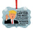President Donald Trump Fancy Frame Christmas Ornament, Funny Metal Holiday Present Ideas Design 2-Set of 1-Andaz Press-Farmer-