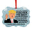 President Donald Trump Fancy Frame Christmas Ornament, Funny Metal Holiday Present Ideas Design 3-Set of 1-Andaz Press-Pianist-