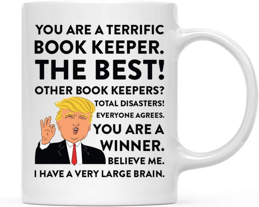 President Donald Trump Terrific Career Ceramic Coffee Mug Collection 1-Set of 1-Andaz Press-Accountant-
