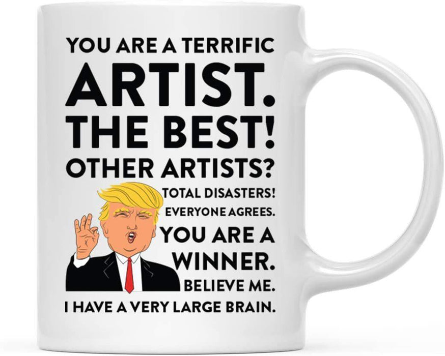 President Donald Trump Terrific Career Ceramic Coffee Mug Collection 1-Set of 1-Andaz Press-Artist-