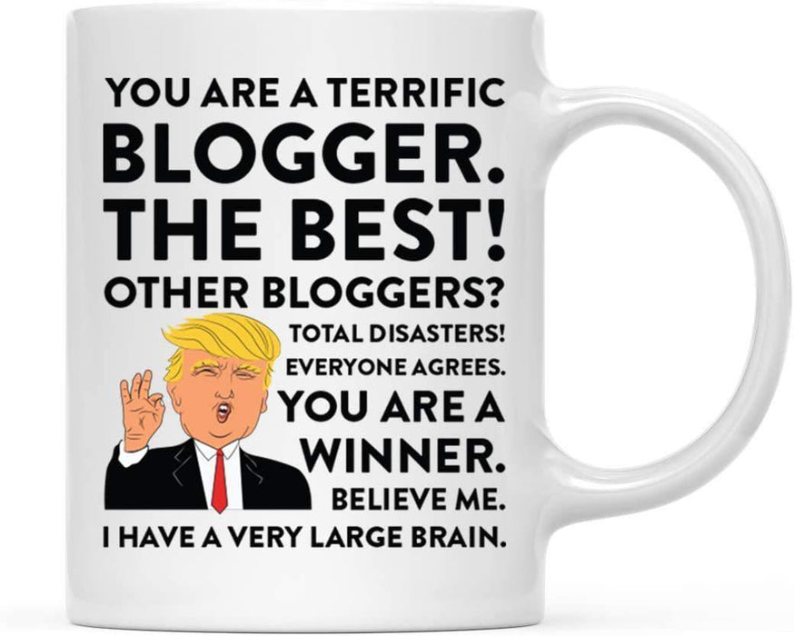 President Donald Trump Terrific Career Ceramic Coffee Mug Collection 1-Set of 1-Andaz Press-Blogger-
