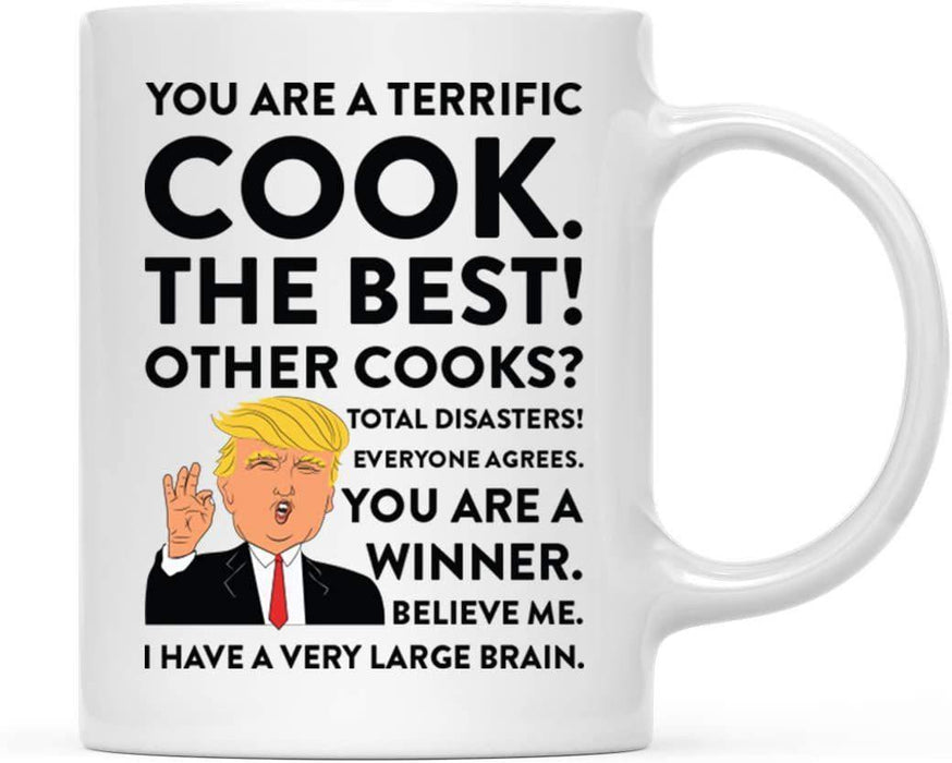 President Donald Trump Terrific Career Ceramic Coffee Mug Collection 1-Set of 1-Andaz Press-Cook-
