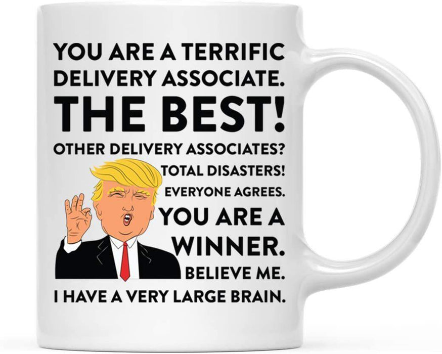 President Donald Trump Terrific Career Ceramic Coffee Mug Collection 1-Set of 1-Andaz Press-Delivery Associate-