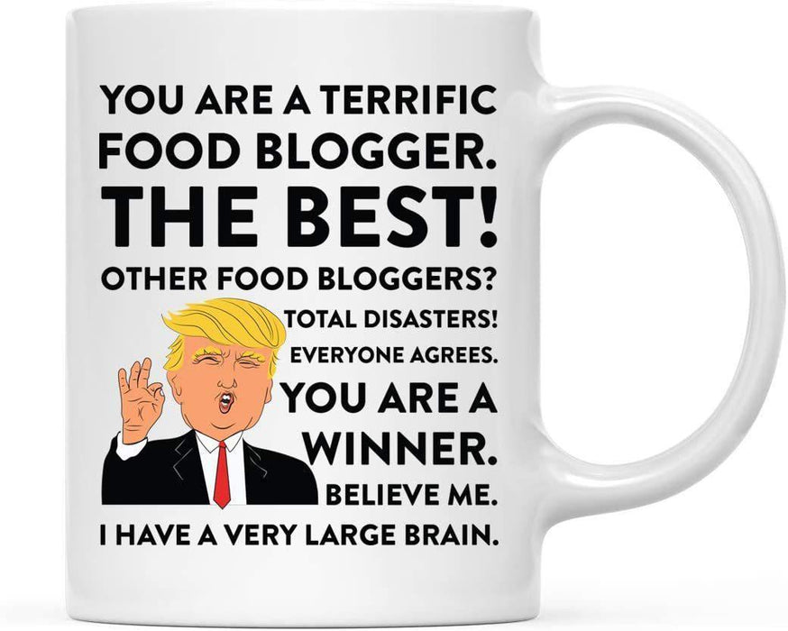 President Donald Trump Terrific Career Ceramic Coffee Mug Collection 2-Set of 1-Andaz Press-Dog Walker-