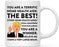 President Donald Trump Terrific Career Ceramic Coffee Mug Collection 2-Set of 1-Andaz Press-Dog Walker-