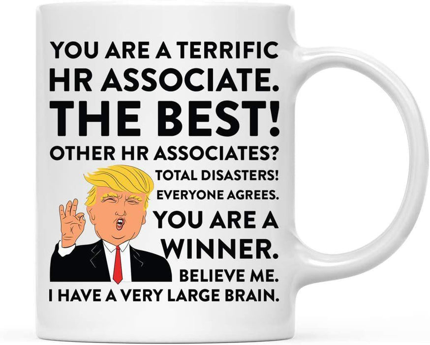 President Donald Trump Terrific Career Ceramic Coffee Mug Collection 2-Set of 1-Andaz Press-Dog Walker-