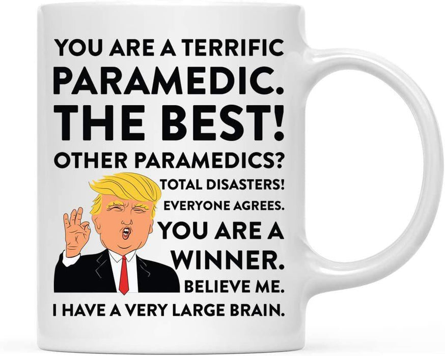 President Donald Trump Terrific Career Ceramic Coffee Mug Collection 2-Set of 1-Andaz Press-Dog Walker-