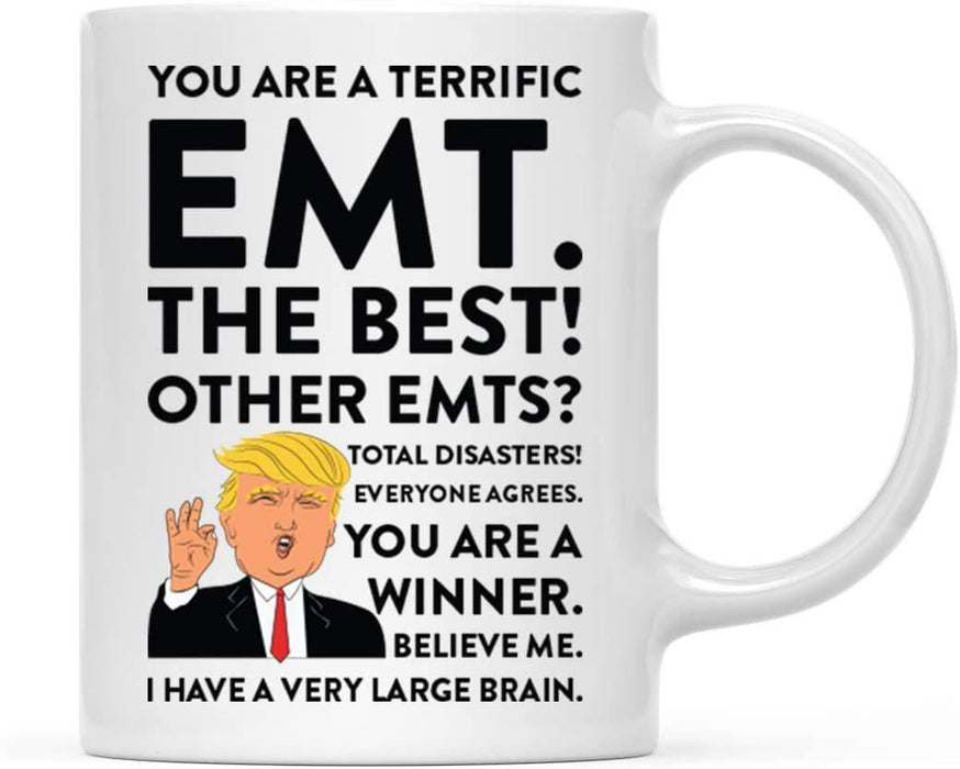 President Donald Trump Terrific Career Ceramic Coffee Mug Collection 2-Set of 1-Andaz Press-EMT-