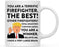 President Donald Trump Terrific Career Ceramic Coffee Mug Collection 2-Set of 1-Andaz Press-Firefighter-