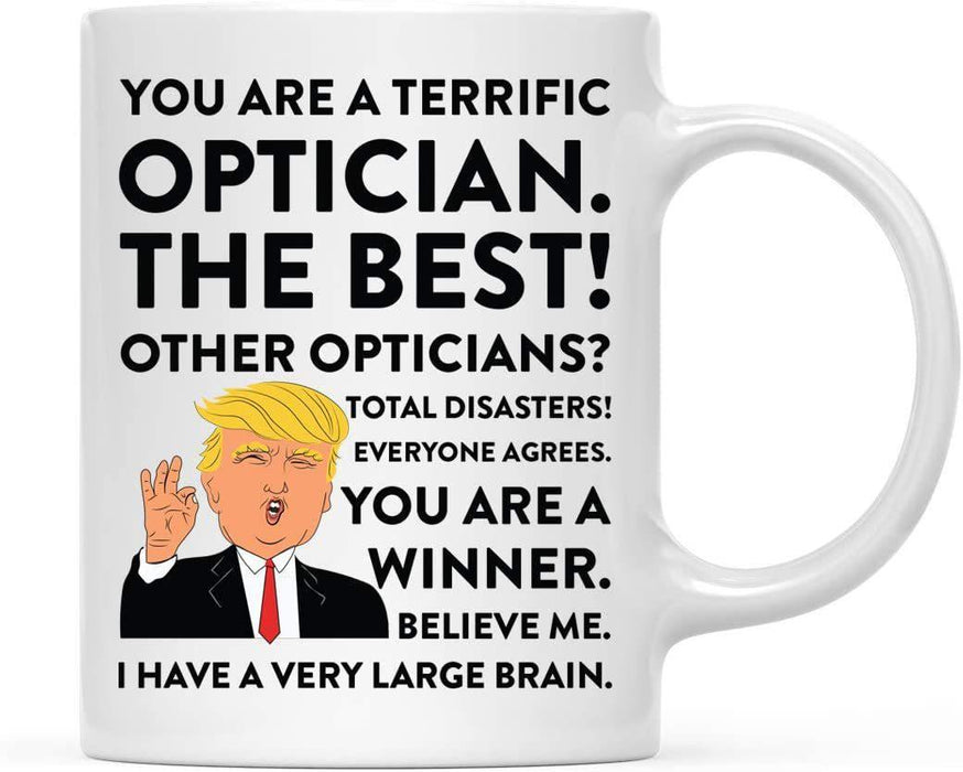 President Donald Trump Terrific Career Ceramic Coffee Mug Collection 2-Set of 1-Andaz Press-Optician-