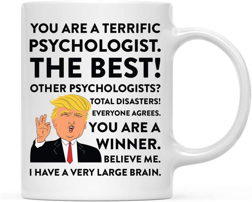 President Donald Trump Terrific Career Ceramic Coffee Mug Collection 3-Set of 1-Andaz Press-Physician Assistant-
