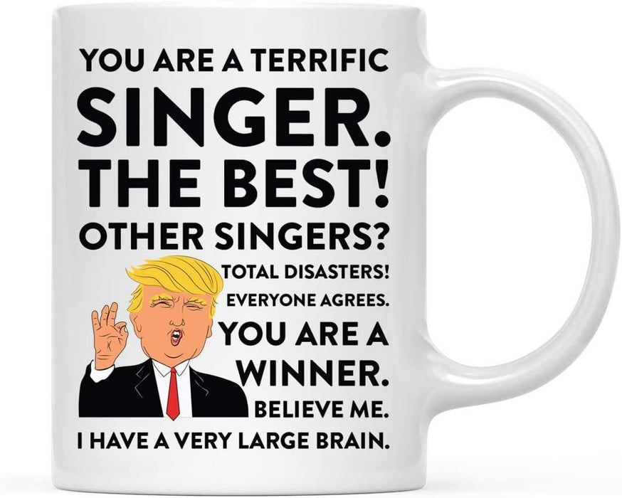 President Donald Trump Terrific Career Ceramic Coffee Mug Collection 3-Set of 1-Andaz Press-Physician Assistant-