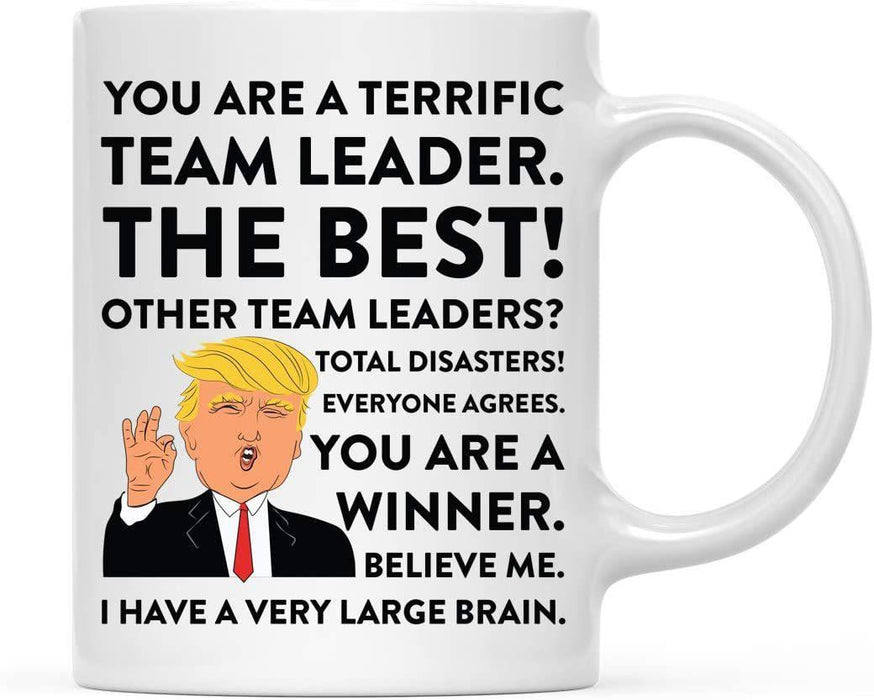 President Donald Trump Terrific Career Ceramic Coffee Mug Collection 3-Set of 1-Andaz Press-Physician Assistant-