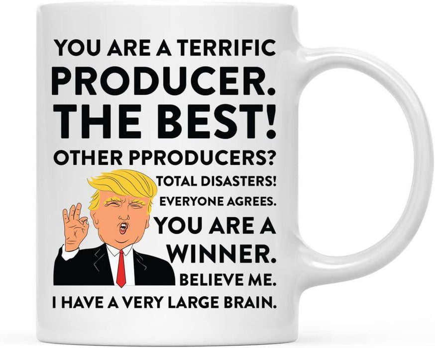 President Donald Trump Terrific Career Ceramic Coffee Mug Collection 3-Set of 1-Andaz Press-Physician Assistant-