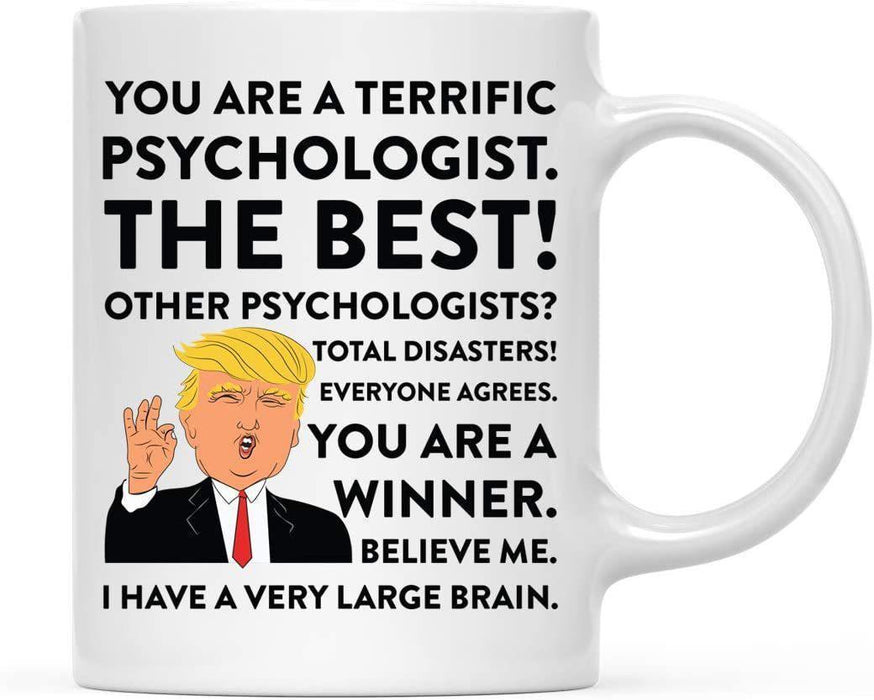 President Donald Trump Terrific Career Ceramic Coffee Mug Collection 3-Set of 1-Andaz Press-Psychologist-