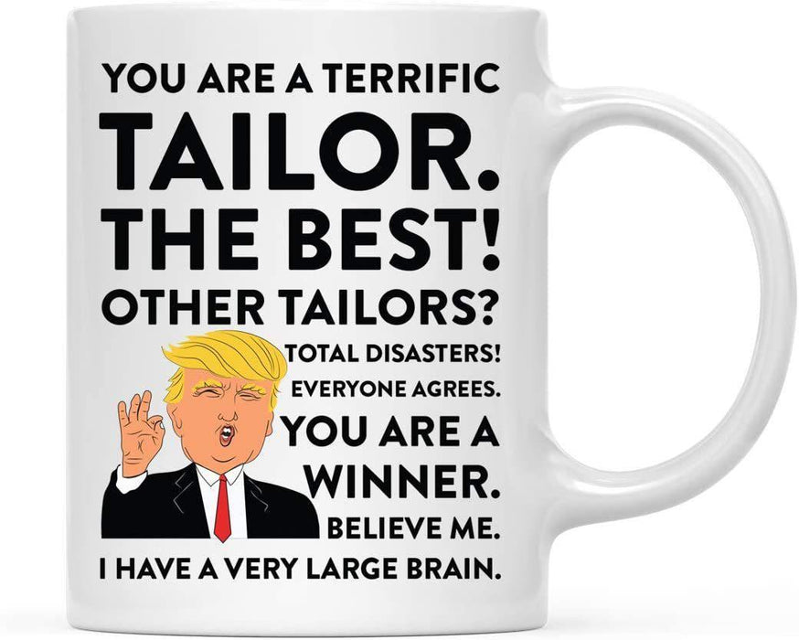 President Donald Trump Terrific Career Ceramic Coffee Mug Collection 3-Set of 1-Andaz Press-Tailor-