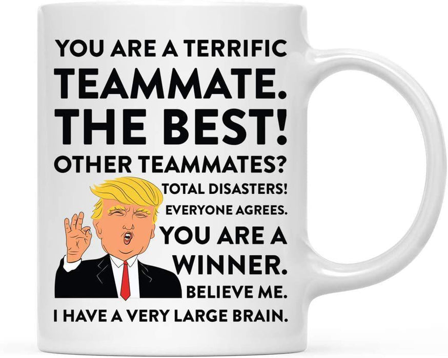 President Donald Trump Terrific Career Ceramic Coffee Mug Collection 3-Set of 1-Andaz Press-Teammate-