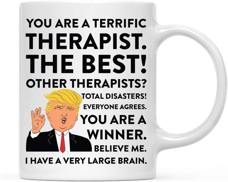 President Donald Trump Terrific Career Ceramic Coffee Mug Collection 3-Set of 1-Andaz Press-Therapist-