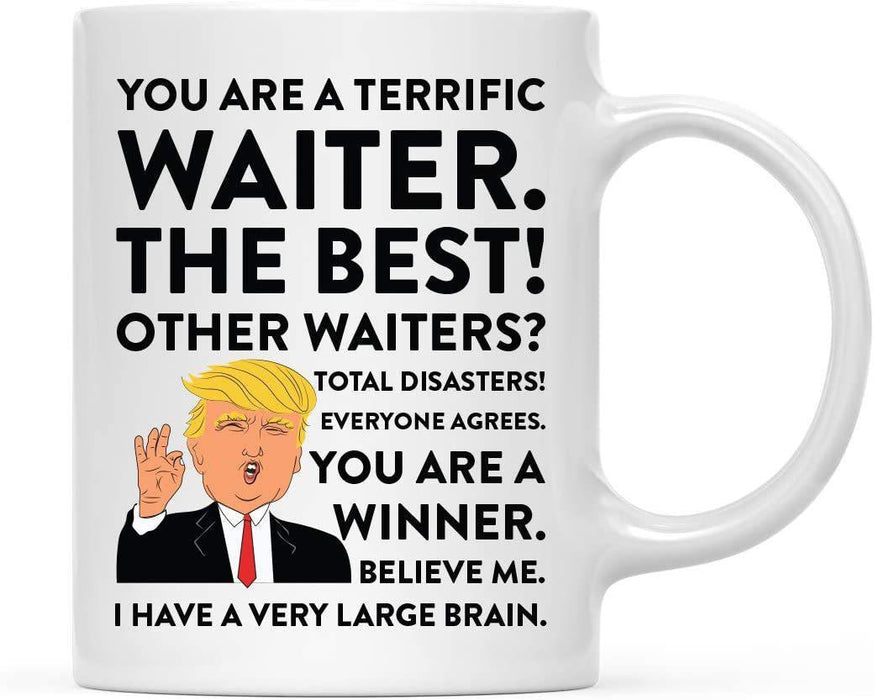 President Donald Trump Terrific Career Ceramic Coffee Mug Collection 3-Set of 1-Andaz Press-Waiter-