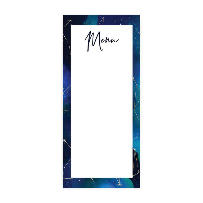 Printable Wedding Paper Menu Cards for DIY Printer for Dinner Table Place Settings Design 2-Set of 52-Andaz Press-Winter-