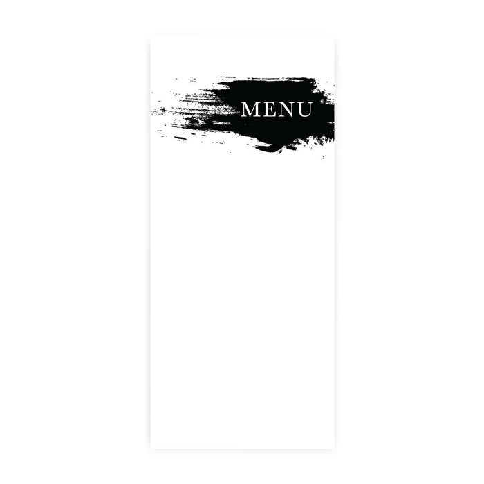 Printable Wedding Paper Menu Cards for DIY Printer for Dinner Table Place Settings Design 2-Set of 52-Andaz Press-Winter-