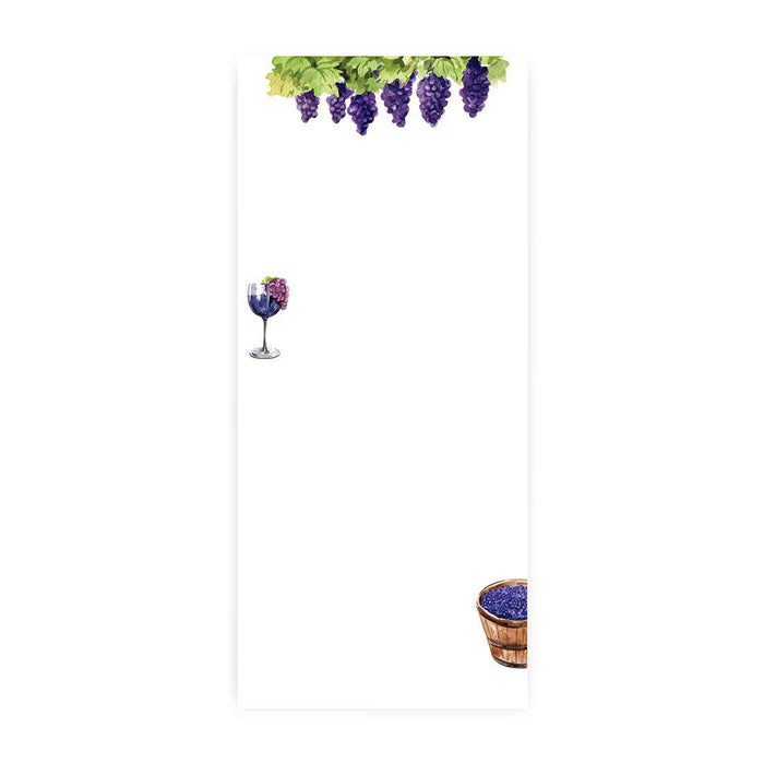 Printable Wedding Paper Menu Cards for DIY Printer for Dinner Table Place Settings Design 2-Set of 52-Andaz Press-Grapes Vineyard Winery-