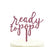 Ready to Pop Baby Shower Glitter Acrylic Cake Toppers-Set of 1-Andaz Press-Gold-