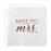 Real Foil Scripted Miss to Mrs Cocktail Napkins-Set of 100-Andaz Press-Gold-
