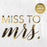 Real Foil Scripted Miss to Mrs Cocktail Napkins-Set of 100-Andaz Press-Gold-