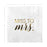 Real Foil Scripted Miss to Mrs Cocktail Napkins-Set of 100-Andaz Press-Gold-