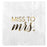 Real Foil Scripted Miss to Mrs Cocktail Napkins-Set of 100-Andaz Press-Gold-