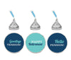 Retirement Hershey's Kisses Stickers-Set of 216-Andaz Press-Style 1-