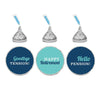 Retirement Hershey's Kisses Stickers-Set of 216-Andaz Press-Style 1-