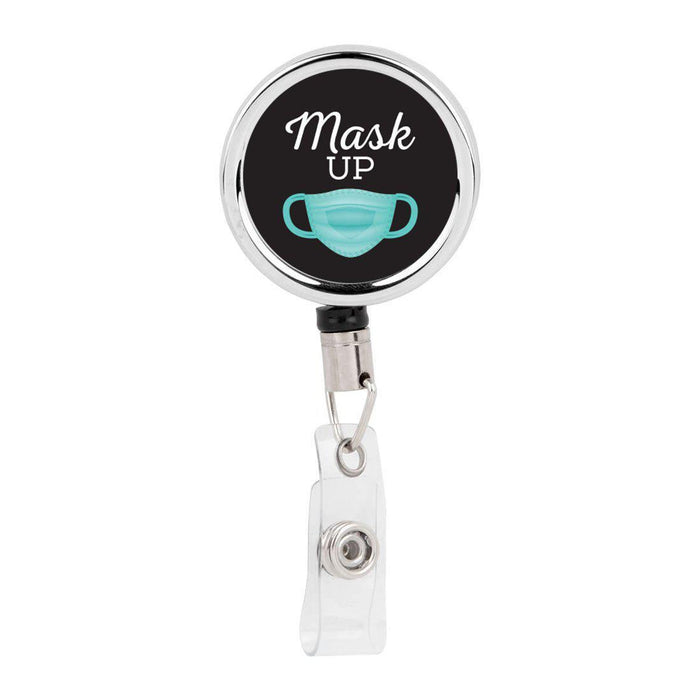 Retractable Badge Reel Holder With Clip, Chaos Coordinator Designs-Set of 1-Andaz Press-Chaos Coordinator Ambulance-