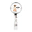 Retractable Badge Reel Holder With Clip, Custom Name Pet Dog Lover Collection 1-Set of 1-Andaz Press-Basset Hound-