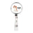 Retractable Badge Reel Holder With Clip, Custom Name Pet Dog Lover Collection 1-Set of 1-Andaz Press-Basset Hound-