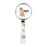 Retractable Badge Reel Holder With Clip, Custom Name Pet Dog Lover Collection 1-Set of 1-Andaz Press-Basset Hound-