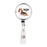 Retractable Badge Reel Holder With Clip, Custom Name Pet Dog Lover Collection 1-Set of 1-Andaz Press-Basset Hound-