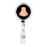 Retractable Badge Reel Holder With Clip, Funny Cartoon Animated Organs-Set of 1-Andaz Press-Lungs-