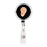 Retractable Badge Reel Holder With Clip, Funny Cartoon Animated Organs-Set of 1-Andaz Press-Ear ENT Otolaryngology-