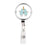 Retractable Badge Reel Holder With Clip, Funny Cartoon Animated Organs-Set of 1-Andaz Press-Lungs 1-