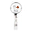 Retractable Badge Reel Holder With Clip, Funny Food Pun Anime-Set of 1-Andaz Press-Taco-