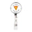 Retractable Badge Reel Holder With Clip, Funny Food Pun Anime-Set of 1-Andaz Press-Taco-