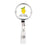 Retractable Badge Reel Holder With Clip, Funny Food Pun Anime-Set of 1-Andaz Press-Taco-