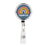 Retractable Badge Reel Holder With Clip, Happy Rainbow, Cute Elegant Design-Set of 1-Andaz Press-Happy Rainbow-