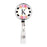 Retractable Badge Reel Holder With Clip, Modern Floral Stripes Monogram-Set of 1-Andaz Press-A-