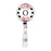 Retractable Badge Reel Holder With Clip, Modern Floral Stripes Monogram-Set of 1-Andaz Press-A-