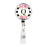 Retractable Badge Reel Holder With Clip, Modern Floral Stripes Monogram-Set of 1-Andaz Press-A-